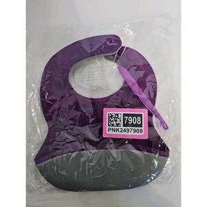 Silicone Baby Bib with Soft Feeding Spoon -Infants and Toddlers